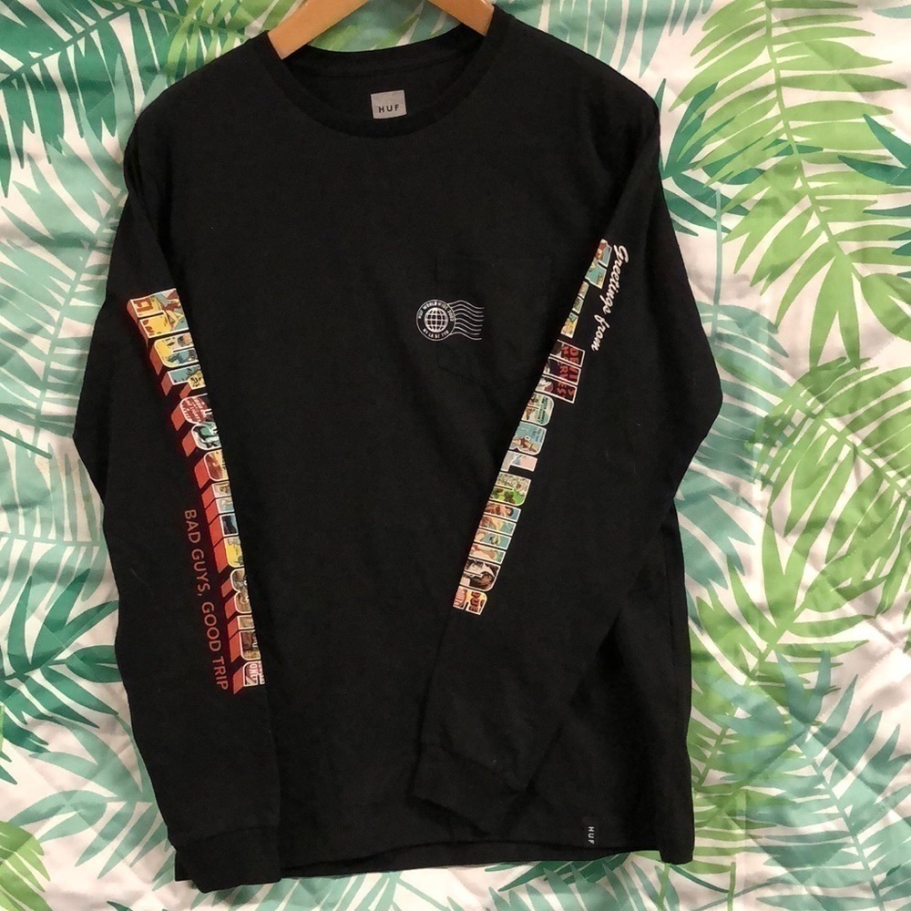 NWOT HUF worldwide long sleeve shirt size M